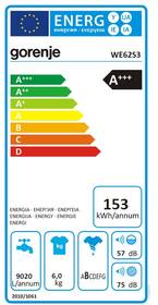 Pračka Gorenje WE62S3 bílá

 obrázek produktu 1 z 4