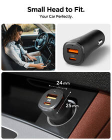 Adaptér do auta Spigen Essential 48W 1xUSB-C/1xUSB-A černý

 obrázek produktu 6 z 9