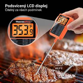 Teploměr do masa ThermoPro TP-510 oranžový

 obrázek produktu 7 z 8