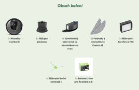Robotický vysavač iRobot Combo i8 černá barva
