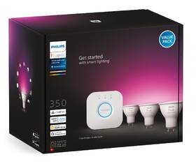 Startovací sada Philips 5,7W, GU10, White and Color Ambiance, 3ks + Bridge 

 obrázek produktu 4 z 4