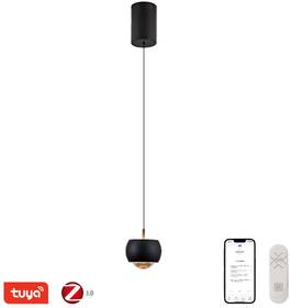 Závěsné svítidlo IMMAX NEO DORMINE SMART stahovací, Zigbee 3.0, TUYA - matná černé 

 obrázek produktu 2 z 11