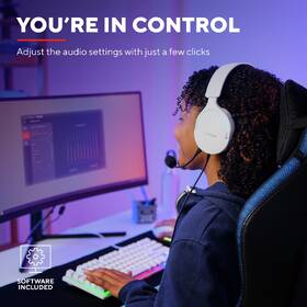 Headset Trust GXT 490W FAYZO, USB bílý

 obrázek produktu 12 z 14