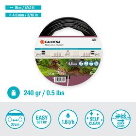Hadice kapací Gardena MicroDrip System 4,6 mm, 15 m 

 obrázek produktu 2 z 5