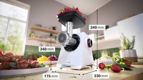 Mlýnek na maso Bosch MFWS609W bílý

 obrázek produktu 14 z 19