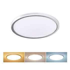 Stropní svítidlo Solight WO826 24 W, 3CCT, průměr 30 cm stříbrné

 obrázek produktu 2 z 5