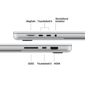 Notebook Apple 16" PROLED XDR M5 Pro 18×CPU 20×GPU, 24 GB, 1 TB - stříbrný CZ 

 obrázek produktu 6 z 8