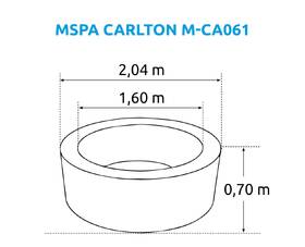 Vířivka MSpa Carlton M-CA061 11400258 

 obrázek produktu 2 z 8