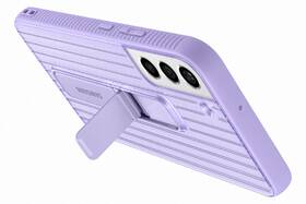 Kryt na mobil Samsung Standing Cover na Galaxy S22+ fialová barva
