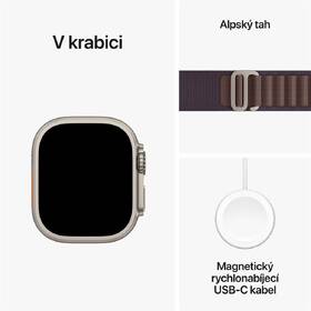 Chytré hodinky Apple GPS + Cellular, 49mm pouzdro z titanu - indigový alpský tah - M 

 obrázek produktu 8 z 8