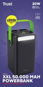 Powerbanka Trust Redoh XXL, 50000 mAh černá

 obrázek produktu 7 z 8