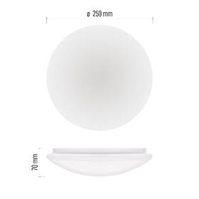Stropní svítidlo EMOS Tivi, 25 cm, 5,2 W bílé

 obrázek produktu 7 z 11