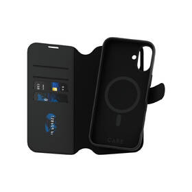 Pouzdro na mobil flipové PanzerGlass CARE Tango 2v1 MagSafe na Apple iPhone 16 Plus černé

 obrázek produktu 2 z 3