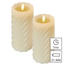 LED dekorace EMOS vosková svíčka, teplá bílá (2 ks) 

 obrázek produktu 2 z 5