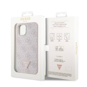 Kryt na mobil Guess 4G Strass Triangle Metal Logo na Apple iPhone 15 růžový

 obrázek produktu 4 z 4