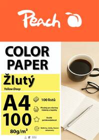 Papíry do tiskárny Peach Color A4 - 100 listů žluté

 obrázek produktu 2 z 2