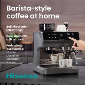Espresso Hisense HSACM20LP antracitový

 obrázek produktu 18 z 20