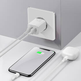 Nabíječka do sítě Baseus 2U 10,5W, 2x USB bílá

 obrázek produktu 6 z 9