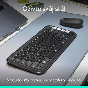Klávesnice s myší Logitech POP ICON, US layout šedá

 obrázek produktu 2 z 10