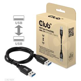 Kabel Club3D USB-A/USB-A, 0,5m černý

 obrázek produktu 7 z 8