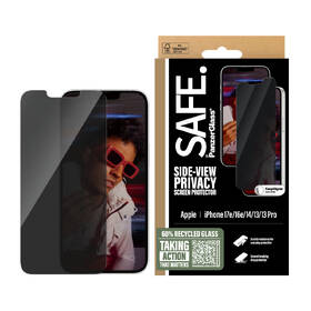Tvrzené sklo PanzerGlass SAFE Privacy Apple iPhone 17e/16e/14/13/13 Pro s instalačním rámečkem 

 obrázek produktu 2 z 3