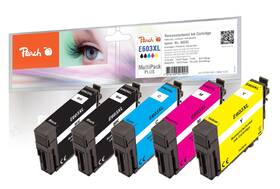 Inkoustová náplň Peach Epson 603XL, T03A1, T03A6, MultiPac Plus, 2x 11, 3x 6  ml vícebarevná

 obrázek produktu 1 z 1