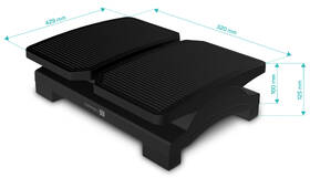 Opěrka nohou Connect IT FOR HEALTH Double černá

 obrázek produktu 3 z 4