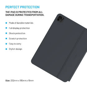 Pouzdro na tablet s klávesnicí FIXED Typee na Apple iPad Pro 11" (2018-2022)/iPad Air 11" (2020/2022/2025)/ iPad Air M2/M3 CZ černé

 obrázek produktu 6 z 12