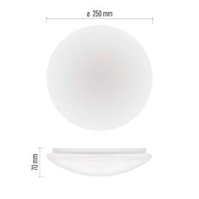 Stropní svítidlo EMOS Tivi 5,2W, 25cm, 790lm, teplá bílá bílé

 obrázek produktu 3 z 7