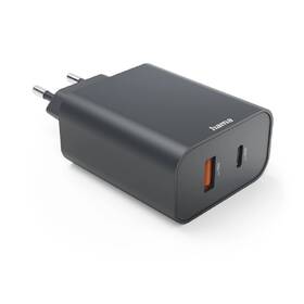 Nabíječka do sítě Hama Ecosential 1xUSB-C/1xUSB-A, PD/QC, 45 W šedá

 obrázek produktu 1 z 4