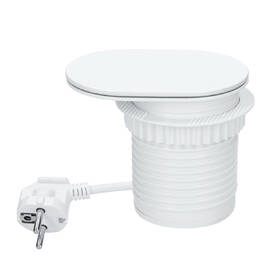 Kabel prodlužovací Solight 1x zásuvka, USB A+C 20W, posuvné víčko, 2 m bílý

 obrázek produktu 1 z 6