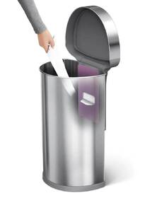 Bezdotykový odpadkový koš Simplehuman ST2009, 45 l nerez

 obrázek produktu 6 z 10