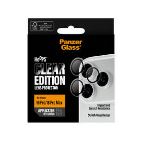 Tvrzené sklo PanzerGlass Hoops na Apple iPhone 18 Pro/Pro Max čiré černé

 obrázek produktu 4 z 4
