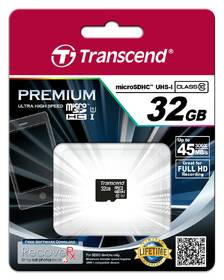 Paměťová karta Transcend 32GB UHS-I U1 (45MB/s) 

 obrázek produktu 1 z 1
