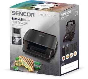 Sendvičovač Sencor SSM 9978BK černá barva
