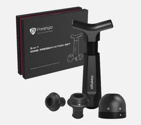 Sada Prestigio set pro uchování nedopitých láhví vína černá

 obrázek produktu 2 z 5