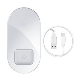 Bezdrátová nabíječka Baseus Simple 2in1, max 18W bílá

 obrázek produktu 4 z 6