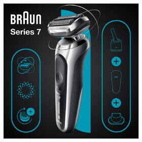 Holicí strojek Braun S7200cc SILV 

 obrázek produktu 3 z 9