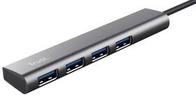 USB Hub Trust Halyx Aluminium USB-C/4x USB 3.2 Gen1 stříbrný

 obrázek produktu 4 z 11