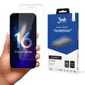 Hybridní ochranné sklo 3mk FlexibleGlass na Apple iPhone 16 Pro 

 obrázek produktu 4 z 4