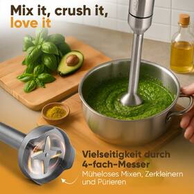 Ponorný mixér Profi Cook SM 1317 nerez

 obrázek produktu 8 z 9