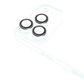 Ochranné sklo čočky fotoaparátu Epico Aluminium Lens Protectors na Apple iPhone 17 Pro/17 Pro Max stříbrné

 obrázek produktu 2 z 6