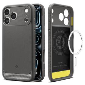 Kryt na mobil Spigen Rugged Armor MagSafe na Apple iPhone 18 Pro / 17 Pro šedý

 obrázek produktu 1 z 7