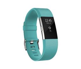 Fitness náramek Fitbit Charge 2 small - Teal Silver 

 obrázek produktu 2 z 8