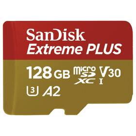 Paměťová karta SANDISK 128GB UHS-I U3 (170R/90W) + adapter 

 obrázek produktu 2 z 3