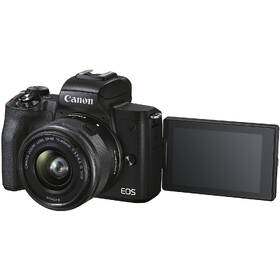 Digitální fotoaparát Canon M50 Mark II + EF-M 15-45 + SB130 + 16GB černý

 obrázek produktu 7 z 11