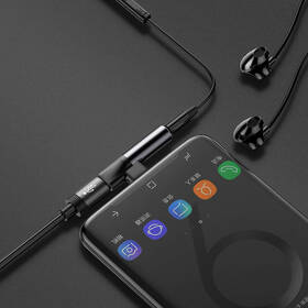 Redukce Baseus USB-C samec / USB-C samice /3,5mm Jack samice černá

 obrázek produktu 6 z 7