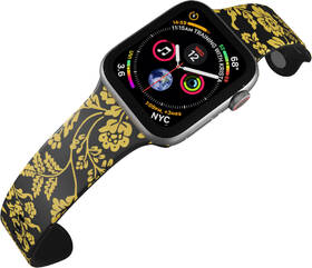 Řemínek Mi-Band na Apple Watch 42/44/45/49 mm - motiv Baroko, černý 

 obrázek produktu 3 z 3