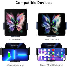 Držák na mobil WG 33 Z Fold/15W, bezdrátové nabíjení černý

 obrázek produktu 6 z 6