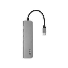 USB Hub Epico 7in1 Multimedia 8K USB-C/1× USB-C, 2× USB 2.0, HDMI, LAN, microSD, SD šedý

 obrázek produktu 1 z 6